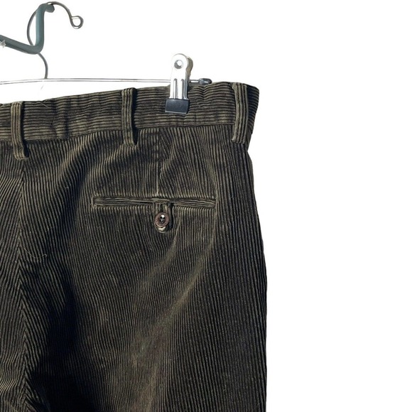 Vintage Polo Ralph Lauren Corduroy Pants Men’s 35 x 32 Preston Fit Stretch Brown - Picture 6 of 10